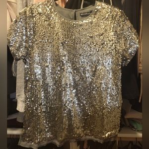Abercrombie Sequin Top